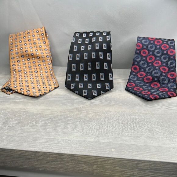 Bundle of 3 handmade silk ties new with tags - Picture 1 of 13